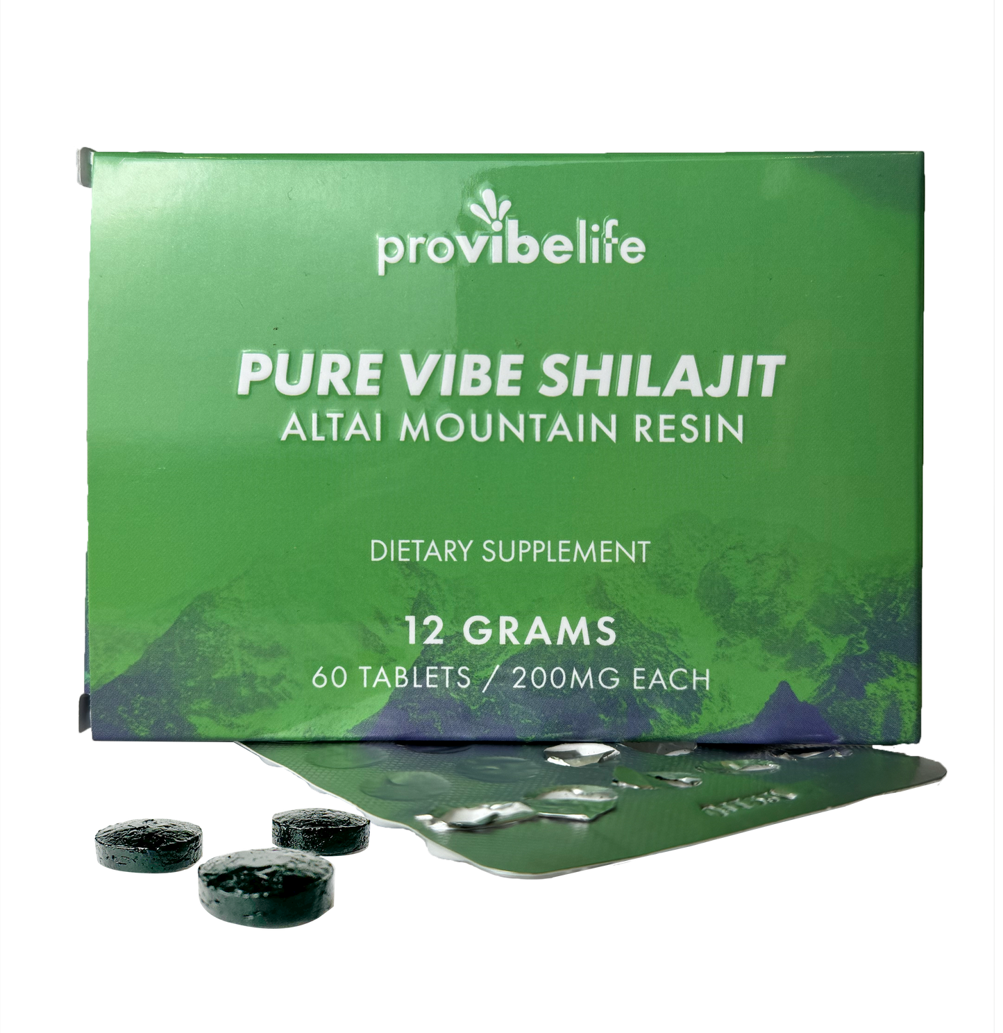 PURE VIBE Shilajit Tablets - 89% Fulvic Acid